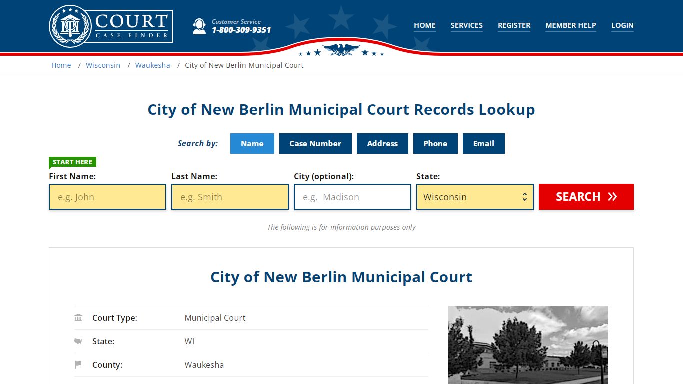 City of New Berlin Municipal Court Records | New Berlin, Waukesha ...